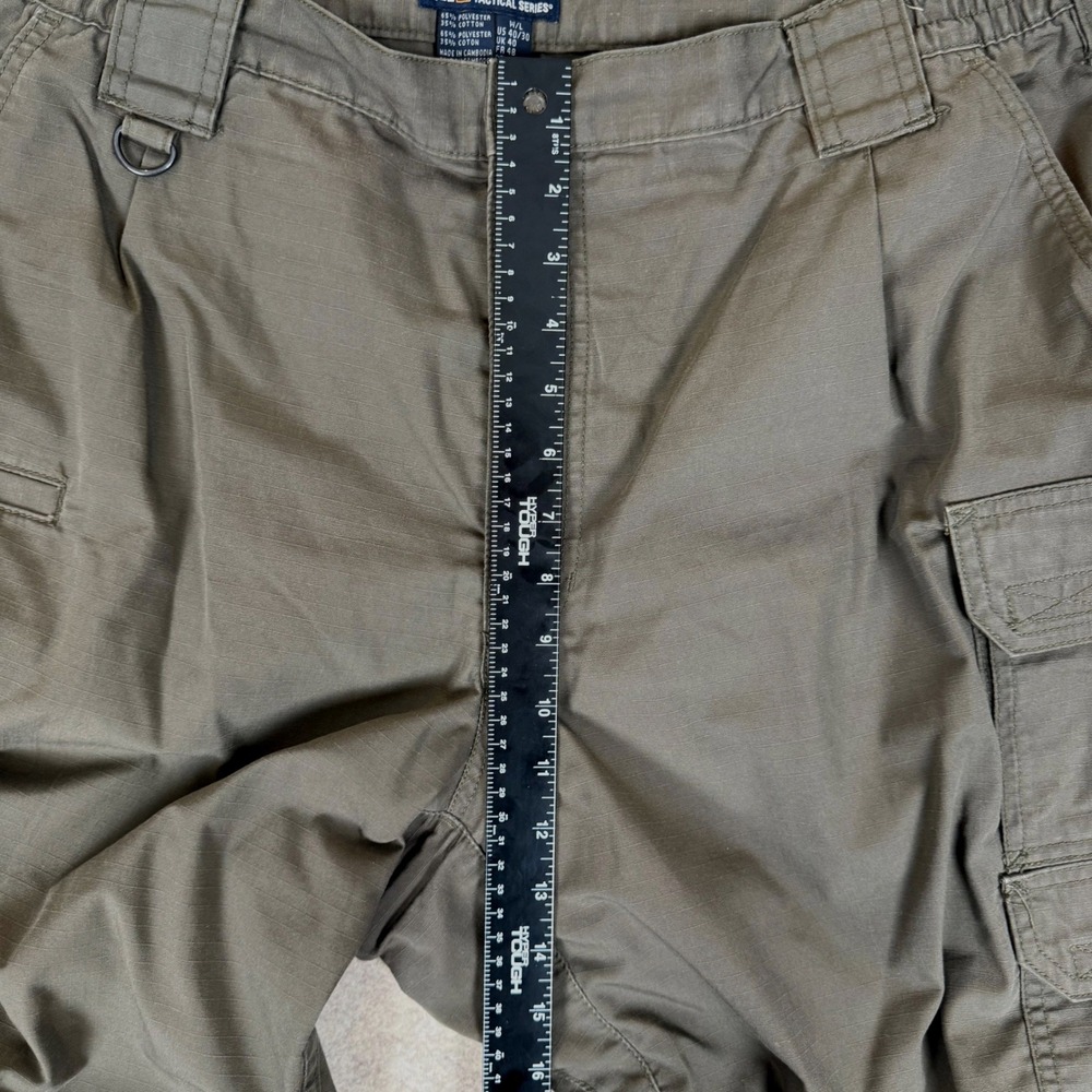5.11 Tactical Cargo Pants 40/30 Ripstop Olive Green Work Hiking 74273 - Picture 6 of 9